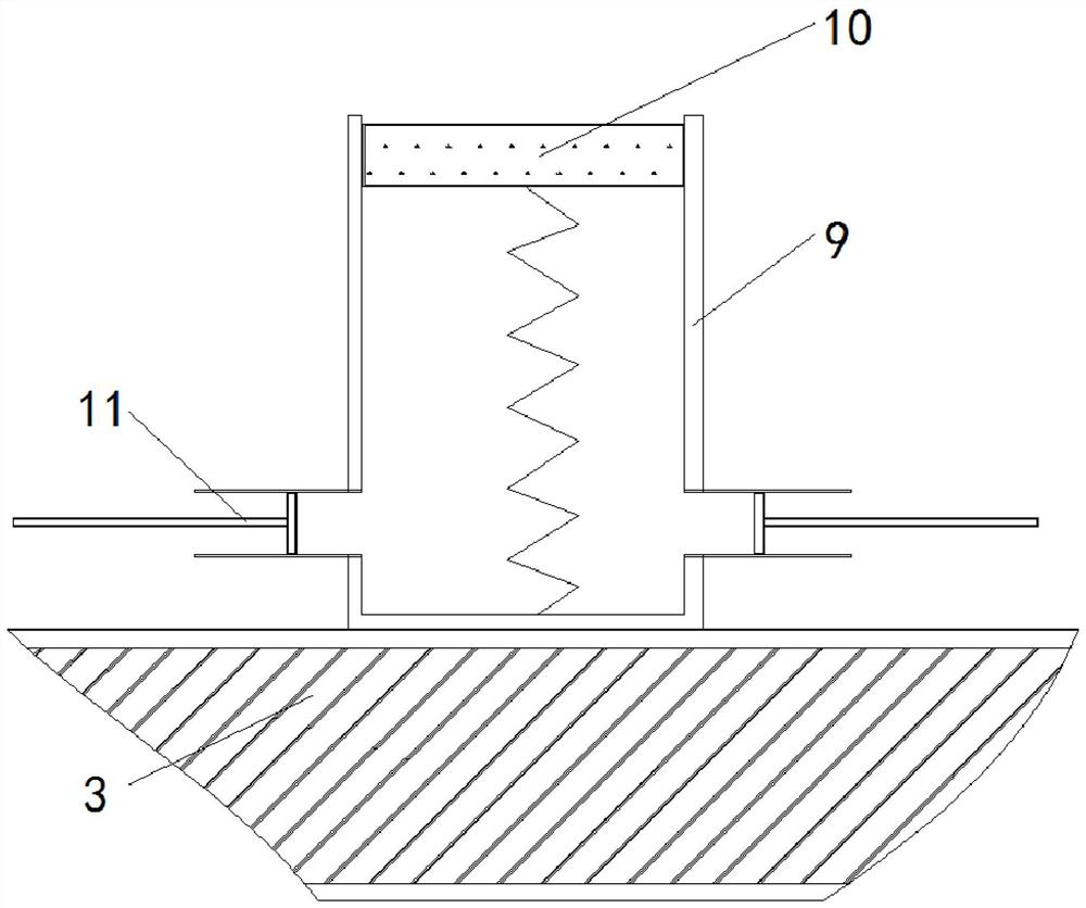 A device for collecting the remaining oil that is difficult to remove from the oil drum