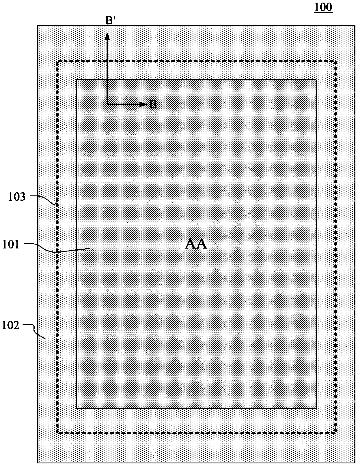 Substrate and liquid crystal display panel including same