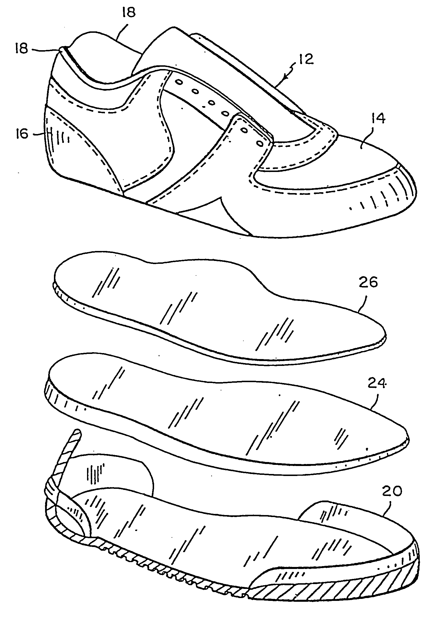 Electrically conductive shoe and system