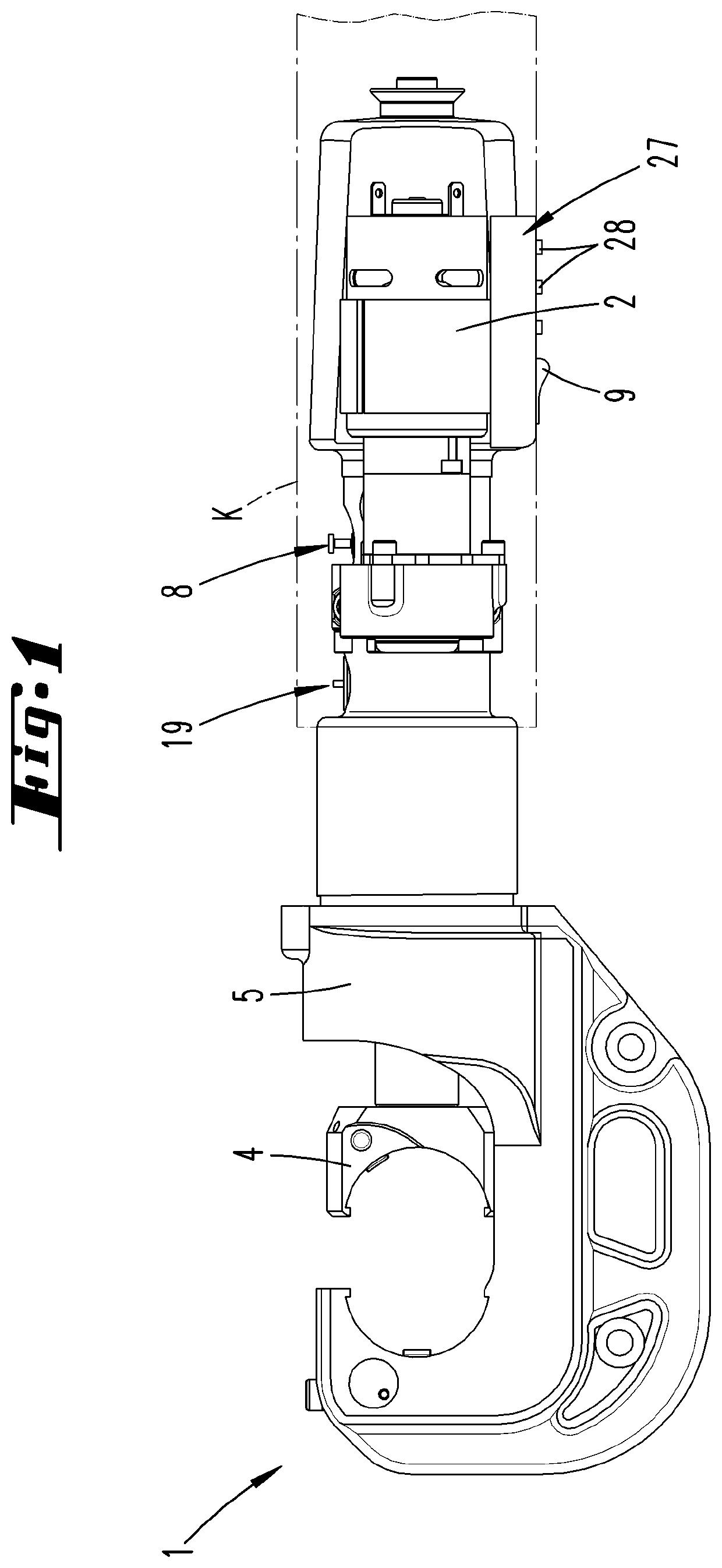 Method for operating a hydraulically operated handheld device, and hydraulically operated handheld device