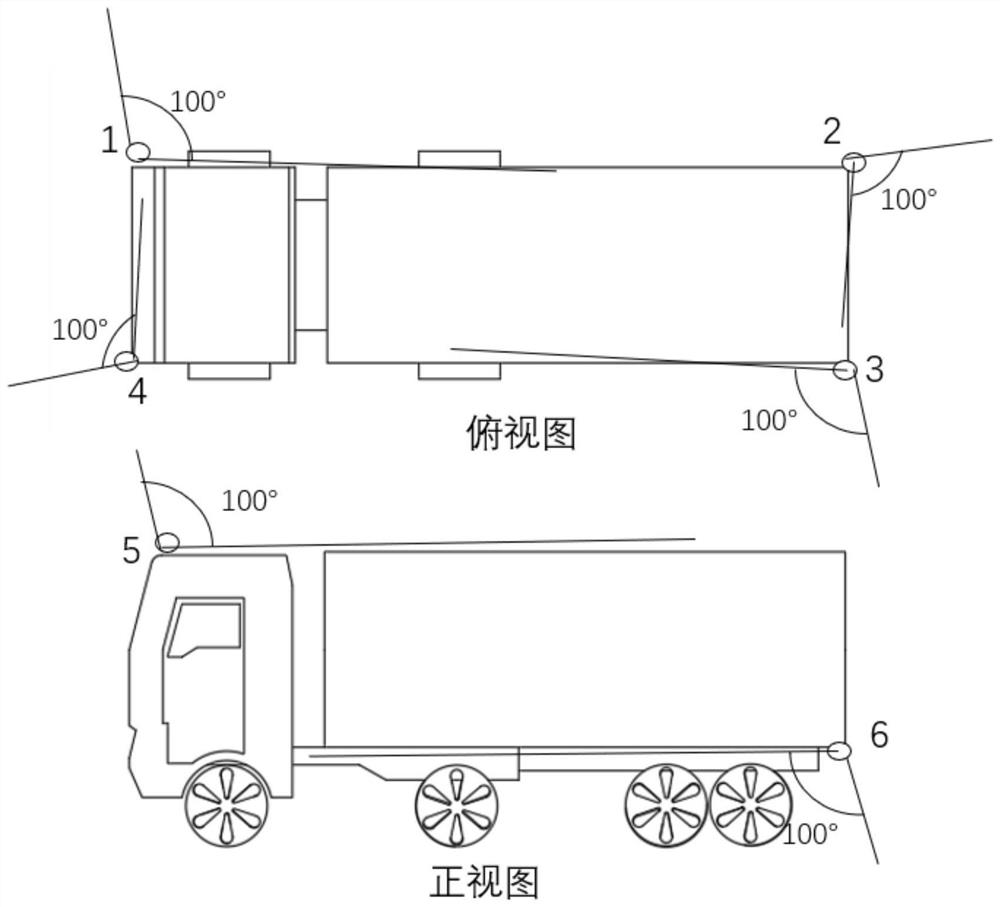 Anti-rollover early warning system for heavy trucks on curves