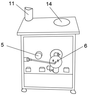 Multifunctional environment-friendly heating stove and manufacturing method