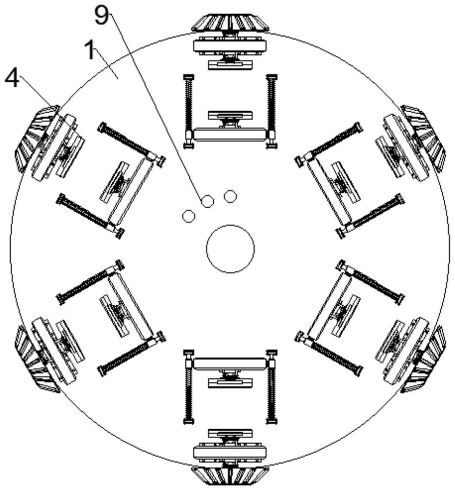 Rotating structure and sterilization device with rotating structure and used for dilute milk production