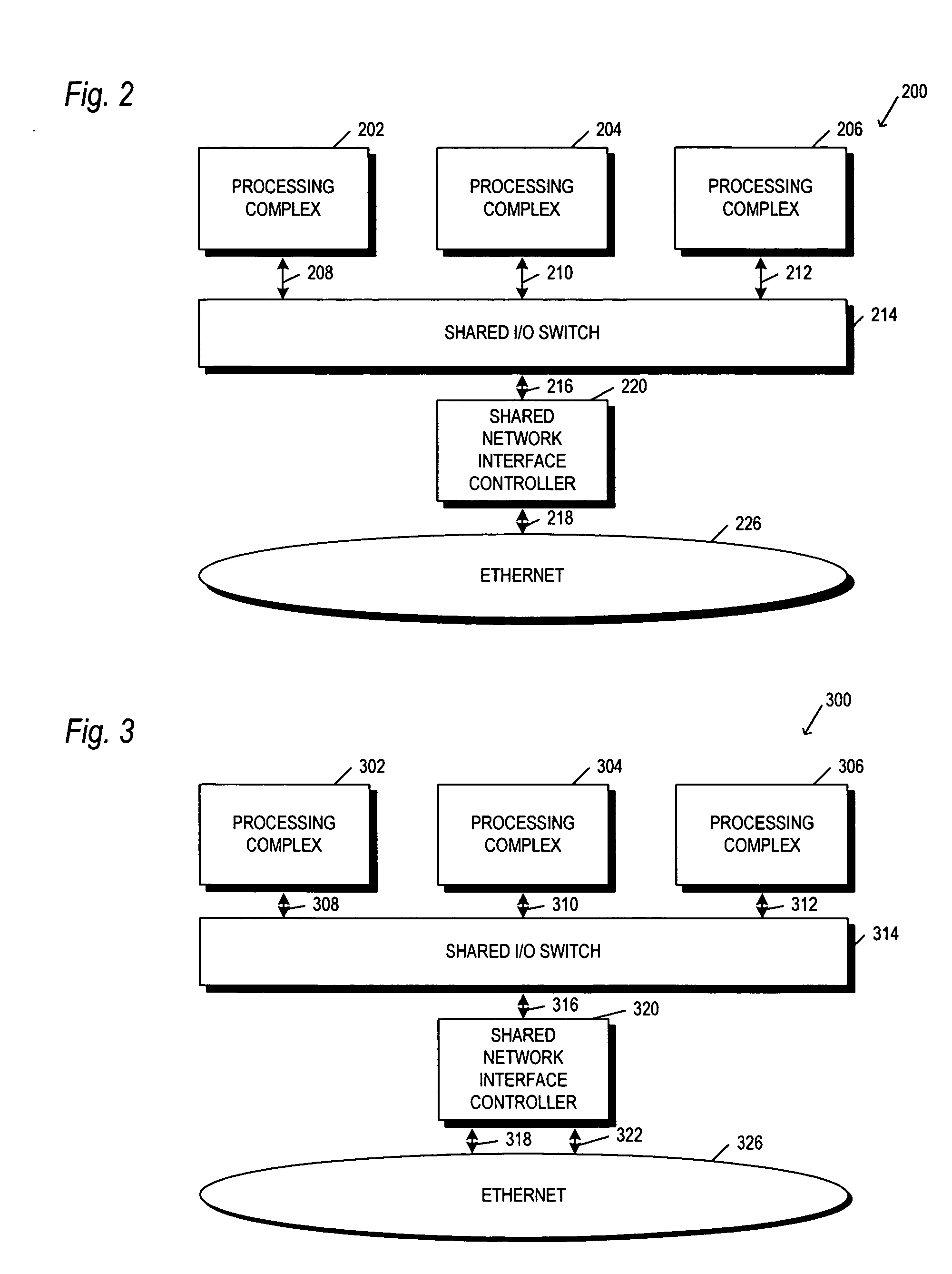Method and apparatus for a shared I/O network interface controller
