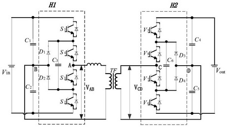 Universal phase shift control method for transient DC bias of dual-active-bridge direct-current converter