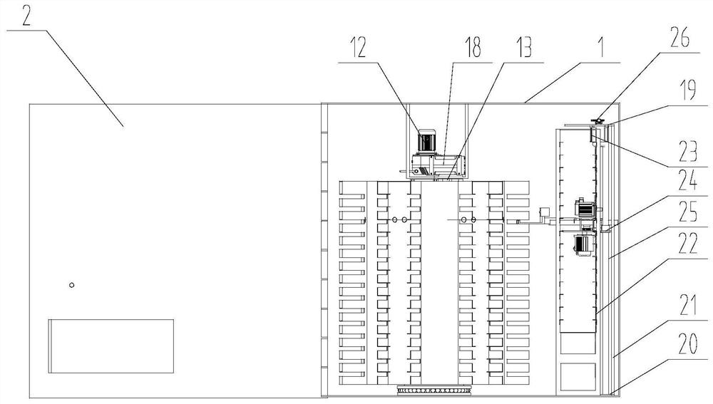 Optimal adjustment method for food vending machine goods based on straight guide rails