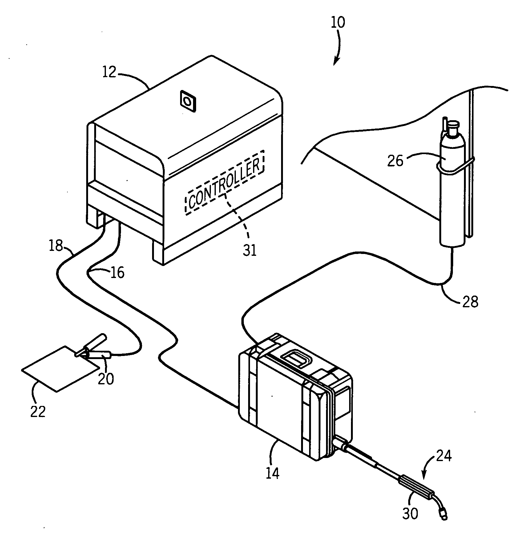 Method and system of welding with adaptive crater fill control