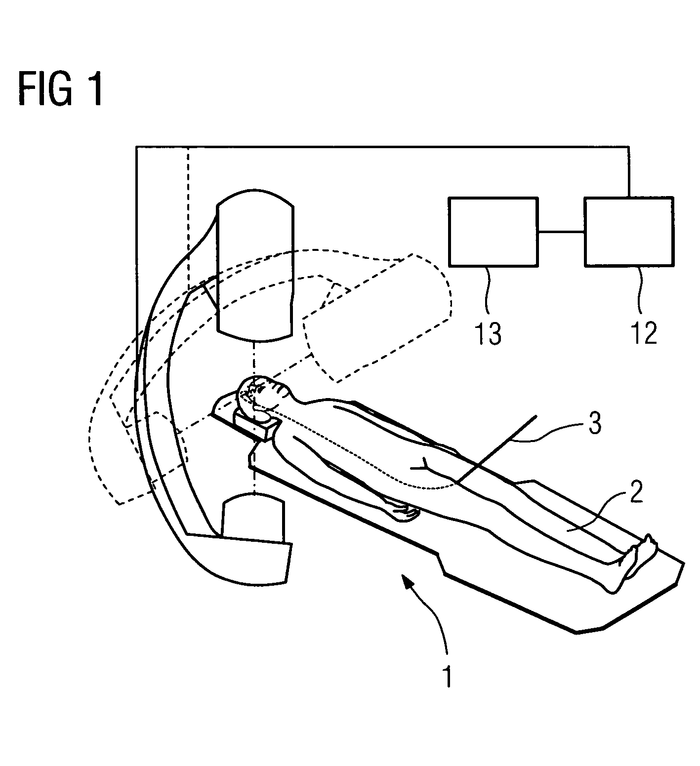 Method for the graphical representation of a medical instrument inserted at least partially into an object under examination