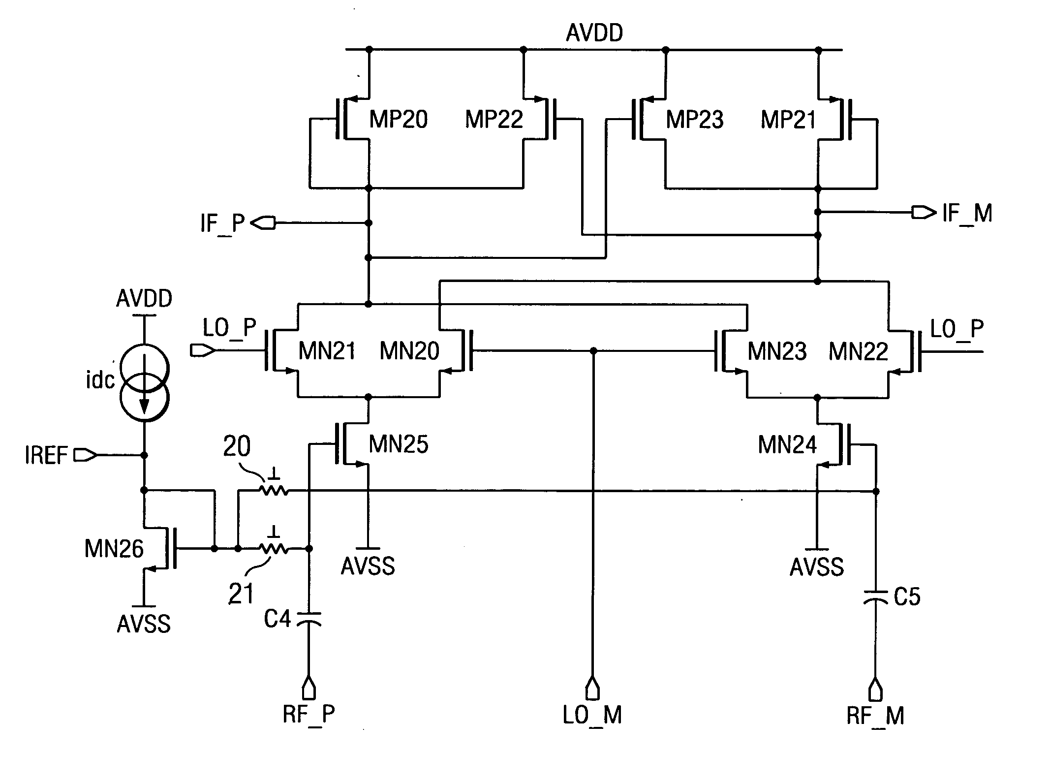 Inverse function method for semiconductor mixer linearity enhancement