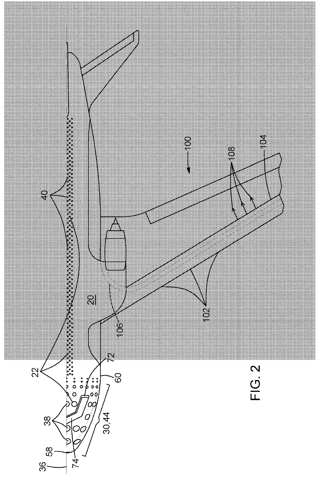 Air intake structure and airflow control system
