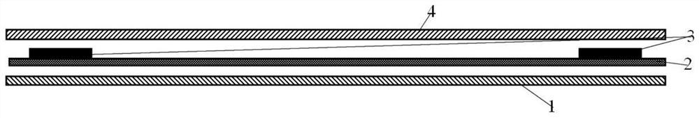 Medium and low temperature electrothermal film of inorganic non-metallic material and preparation method thereof