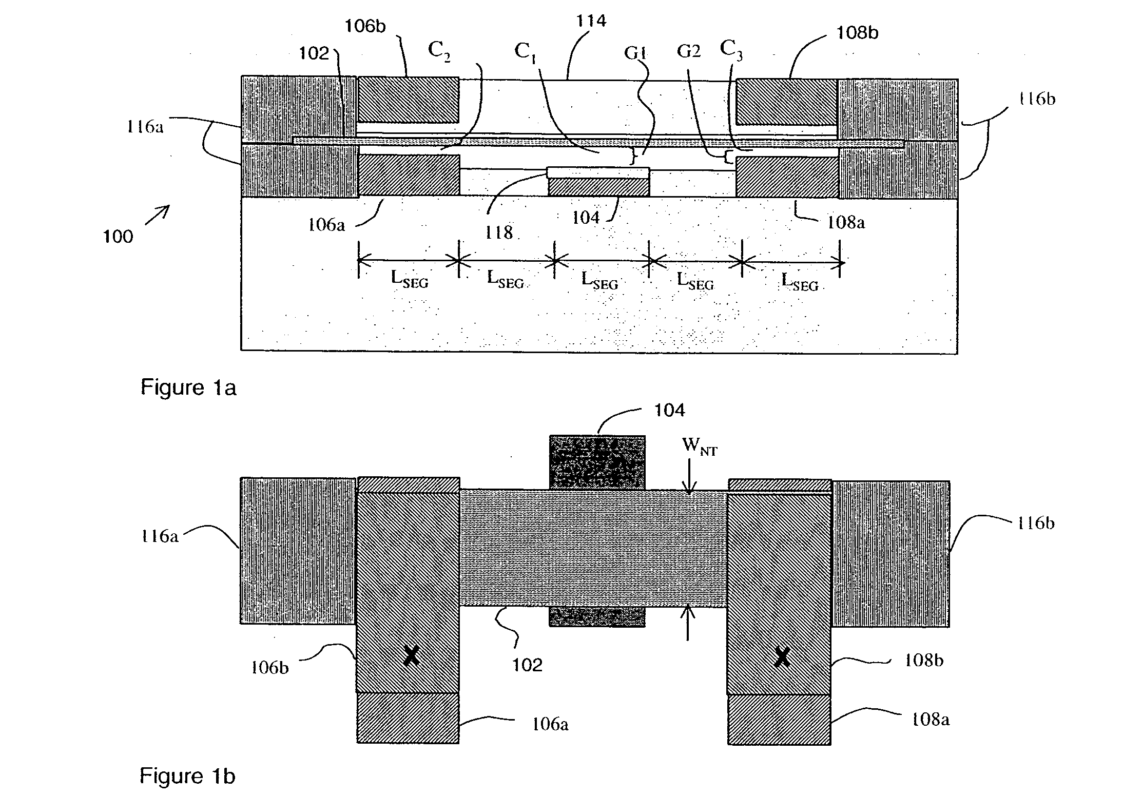 Nanotube-based transfer devices and related circuits