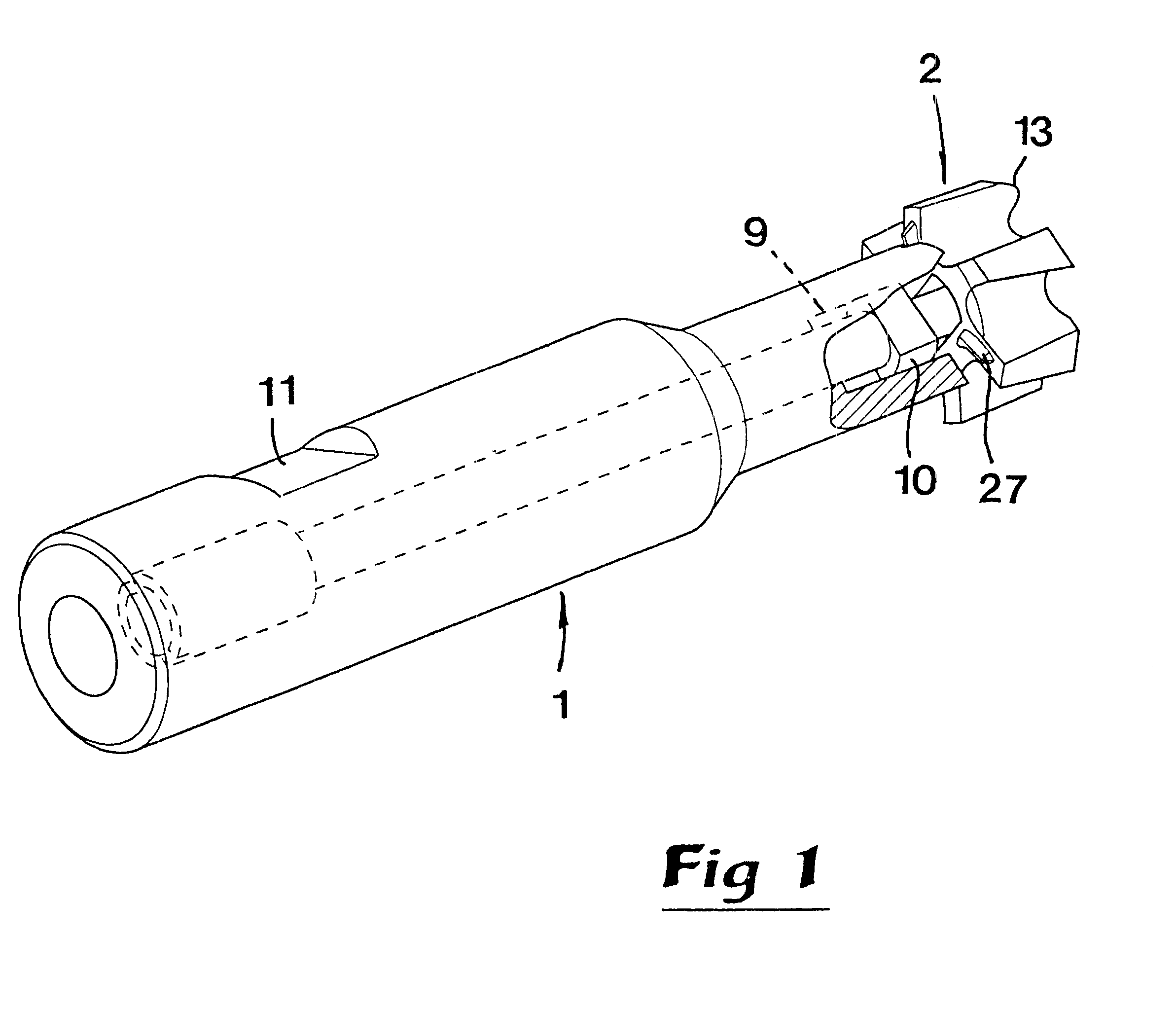 Tool for chip removing machining
