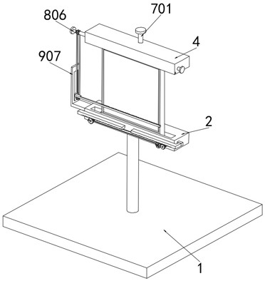 Display fixing structure for computer display in public area