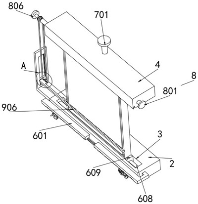 Display fixing structure for computer display in public area