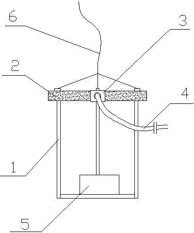 Underwater air charging device of culture pond