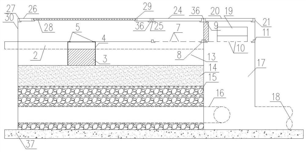 Ecological tree pool and working method of automatic control of initial rainwater abandonment by float