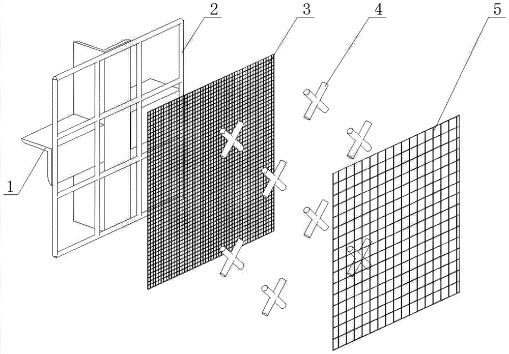 A plastic stone modeling reinforcement layer and its construction method
