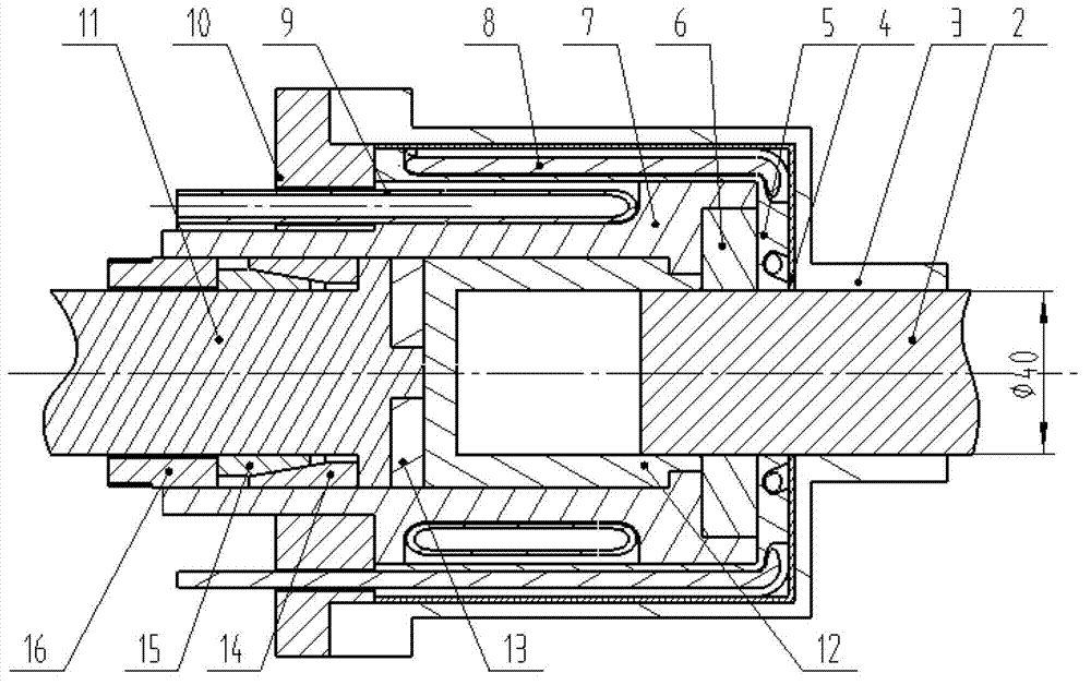 Warm type high-speed forming device for experiments