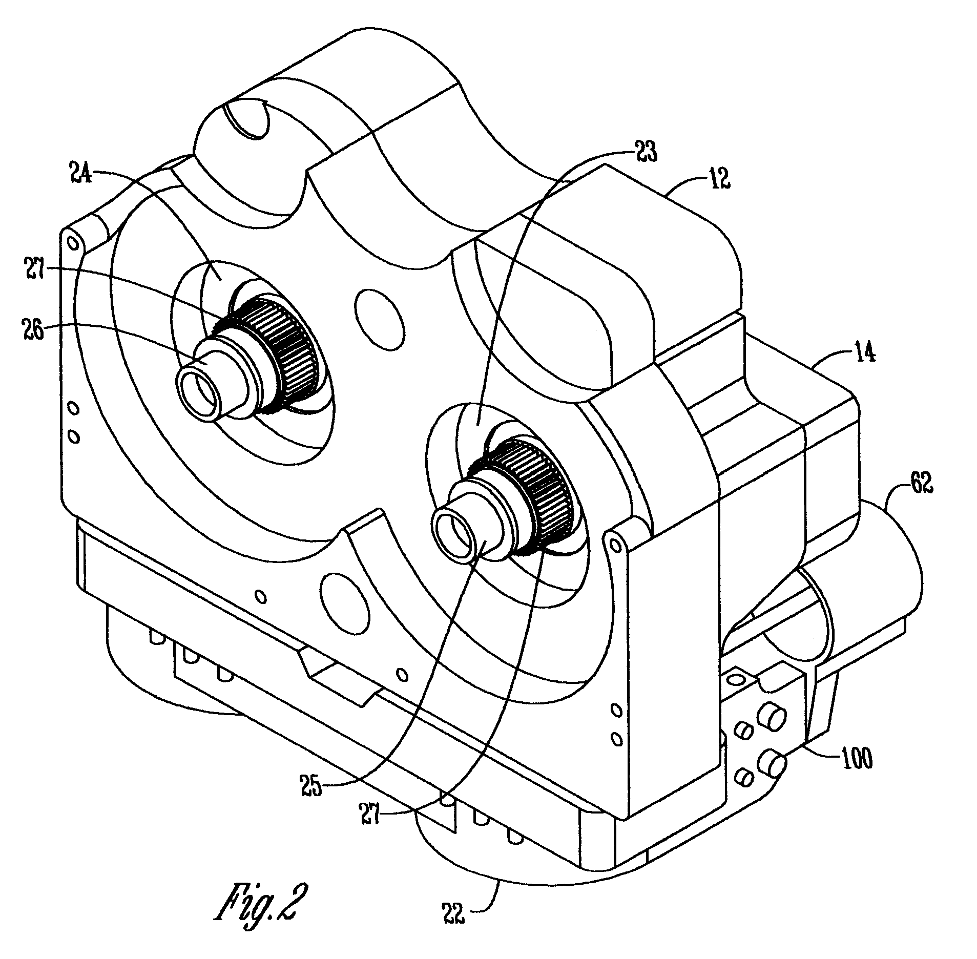 A bent axis hydrostatic module with multiple yokes