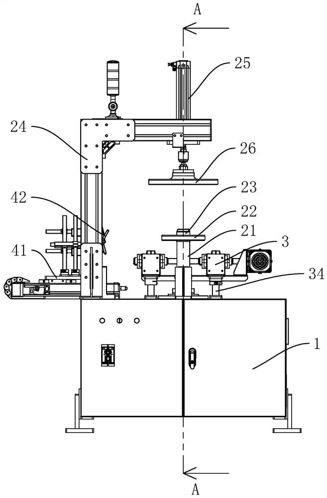 Hub welding production line