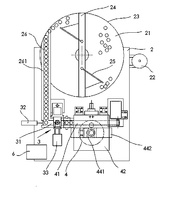 Automatic assembling device for needle roller bearing