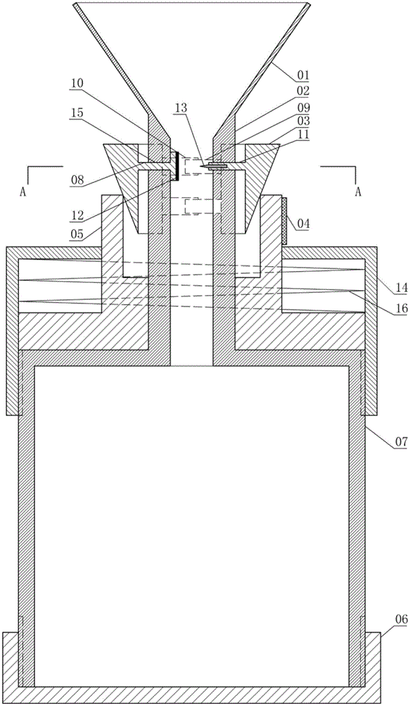 Displacement cutting type sharp device separation recoverer