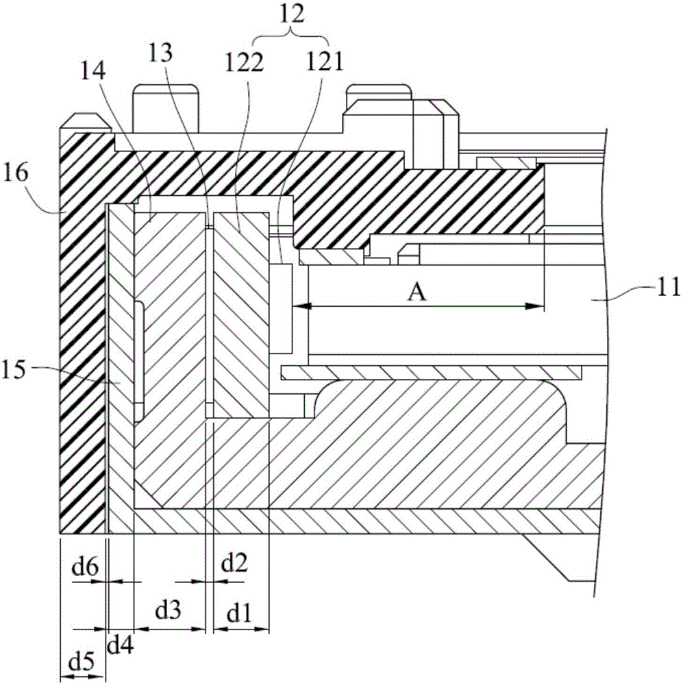 Framework device of backlight module and backlight module