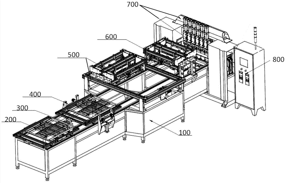 An automatic wiring welding device