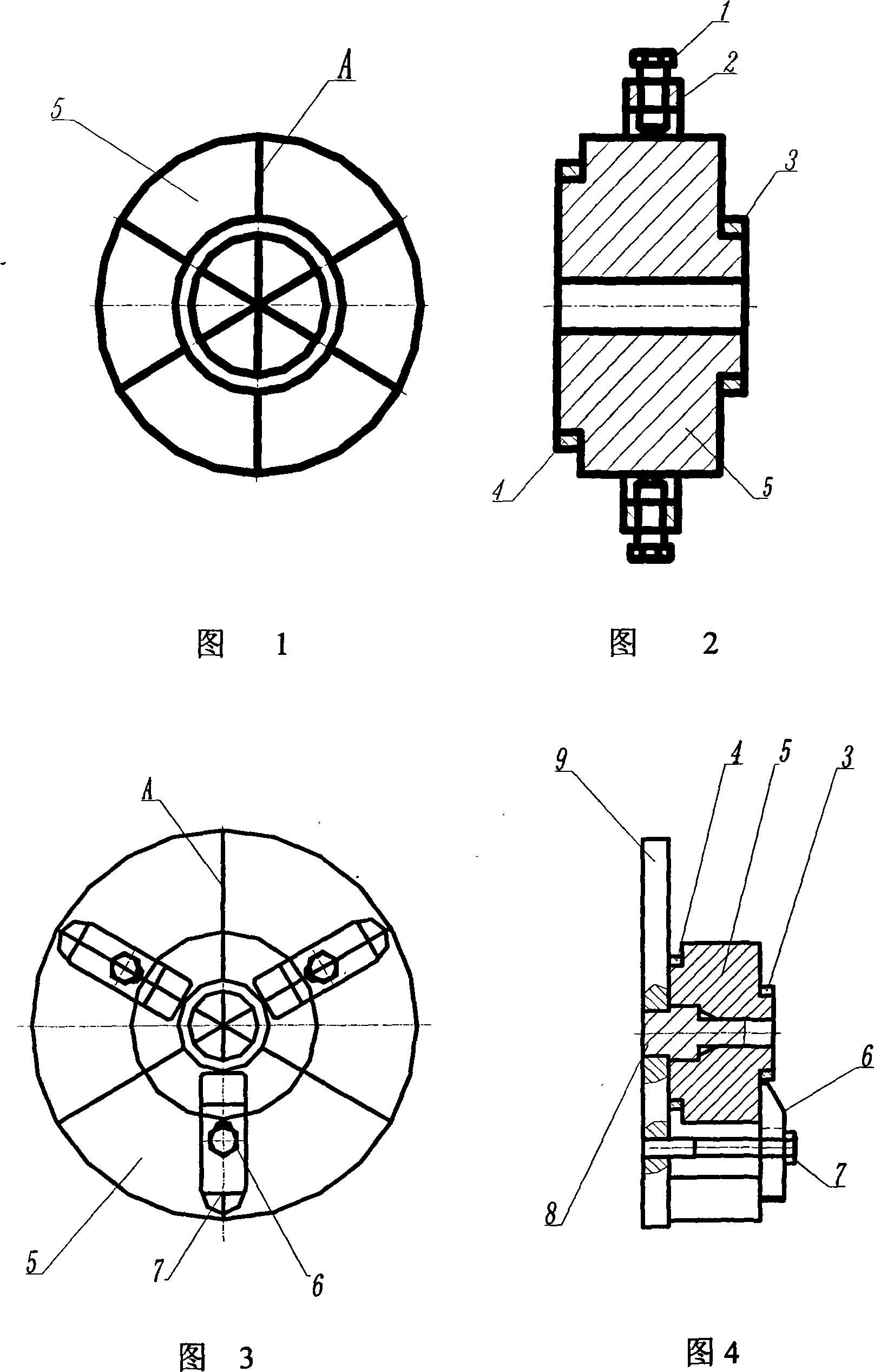 Precision shaping molds separating group processing method