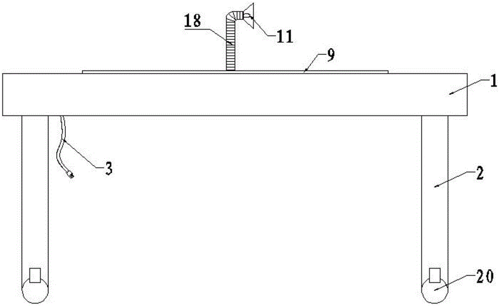 Electronic electrical engineering experiment table