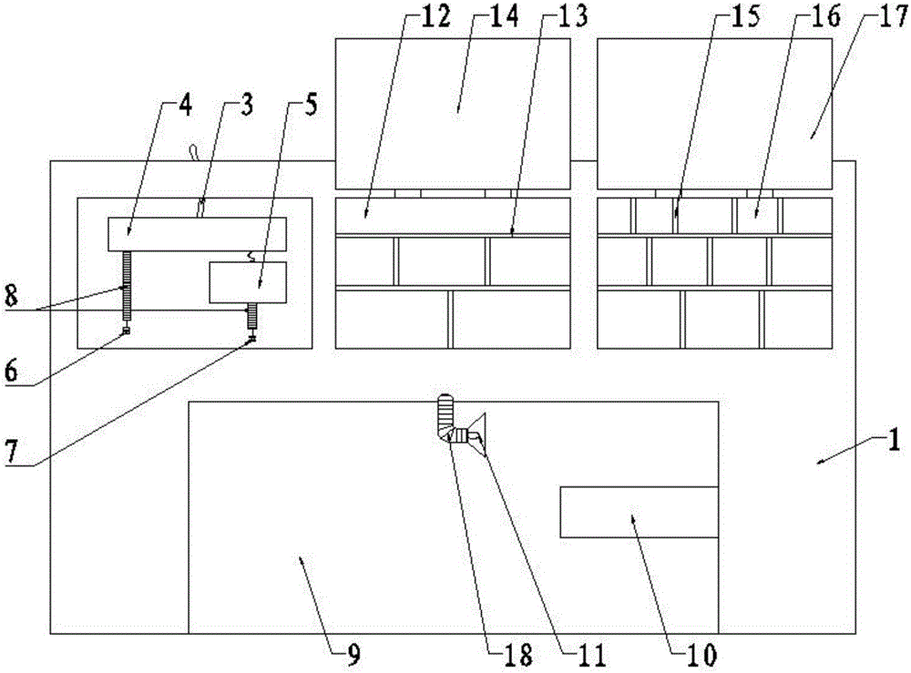 Electronic electrical engineering experiment table