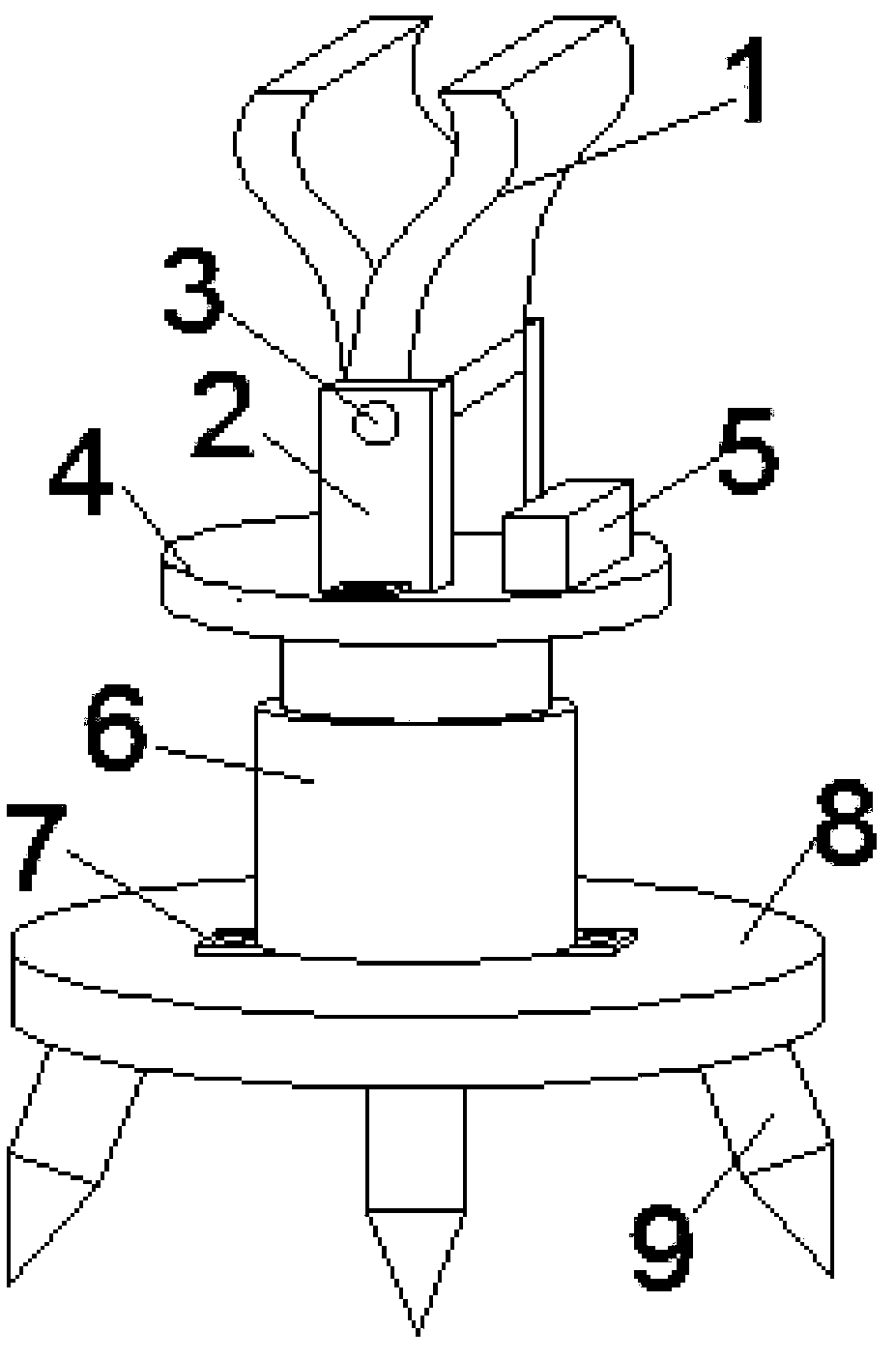 A portable mounting bracket device for motor