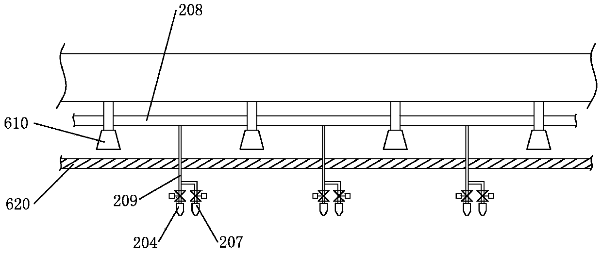 Climate simulation device for salt spray testing machine