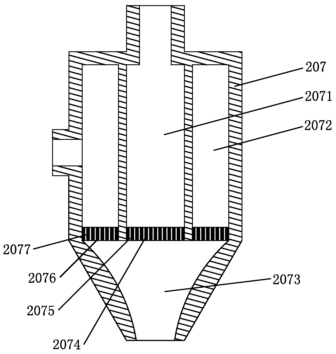 Climate simulation device for salt spray testing machine