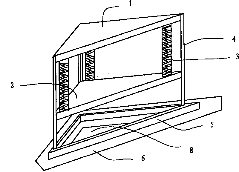 Ventilation device for elevator cage