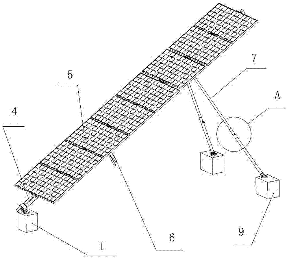 Solar photovoltaic system and installation method thereof