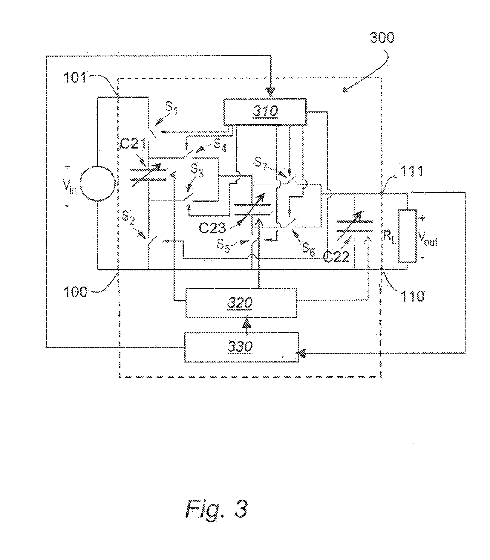 Capacitive dc-dc converter