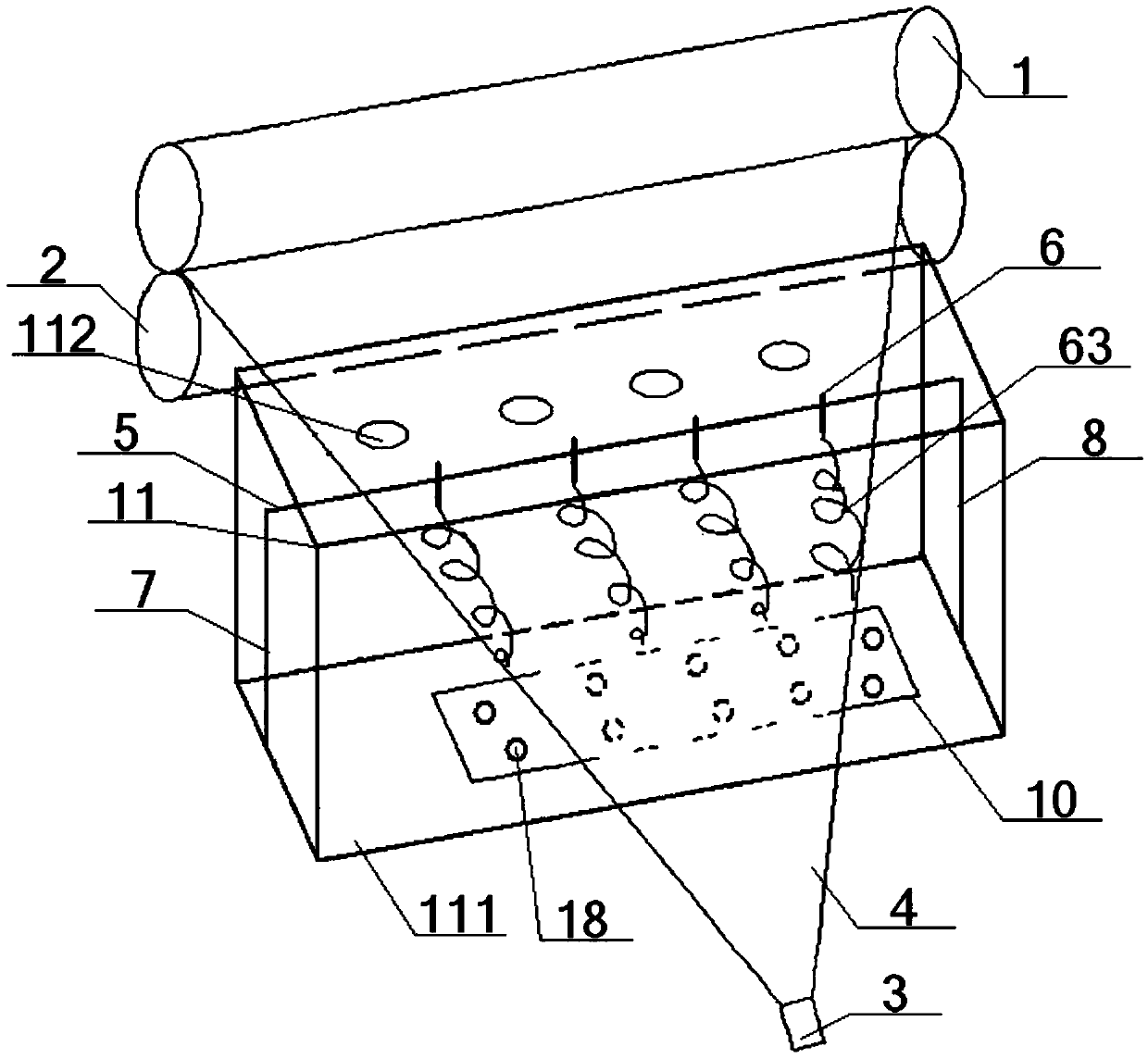 Equipment and method for improving sliver quality by guiding electrospinning with support plate