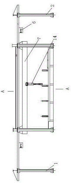 U-shaped vehicle assembling tool