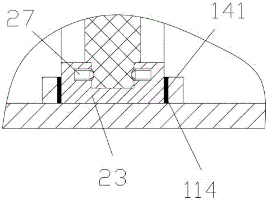 Filtering device for particle oil in printing and dyeing aqueous liquid