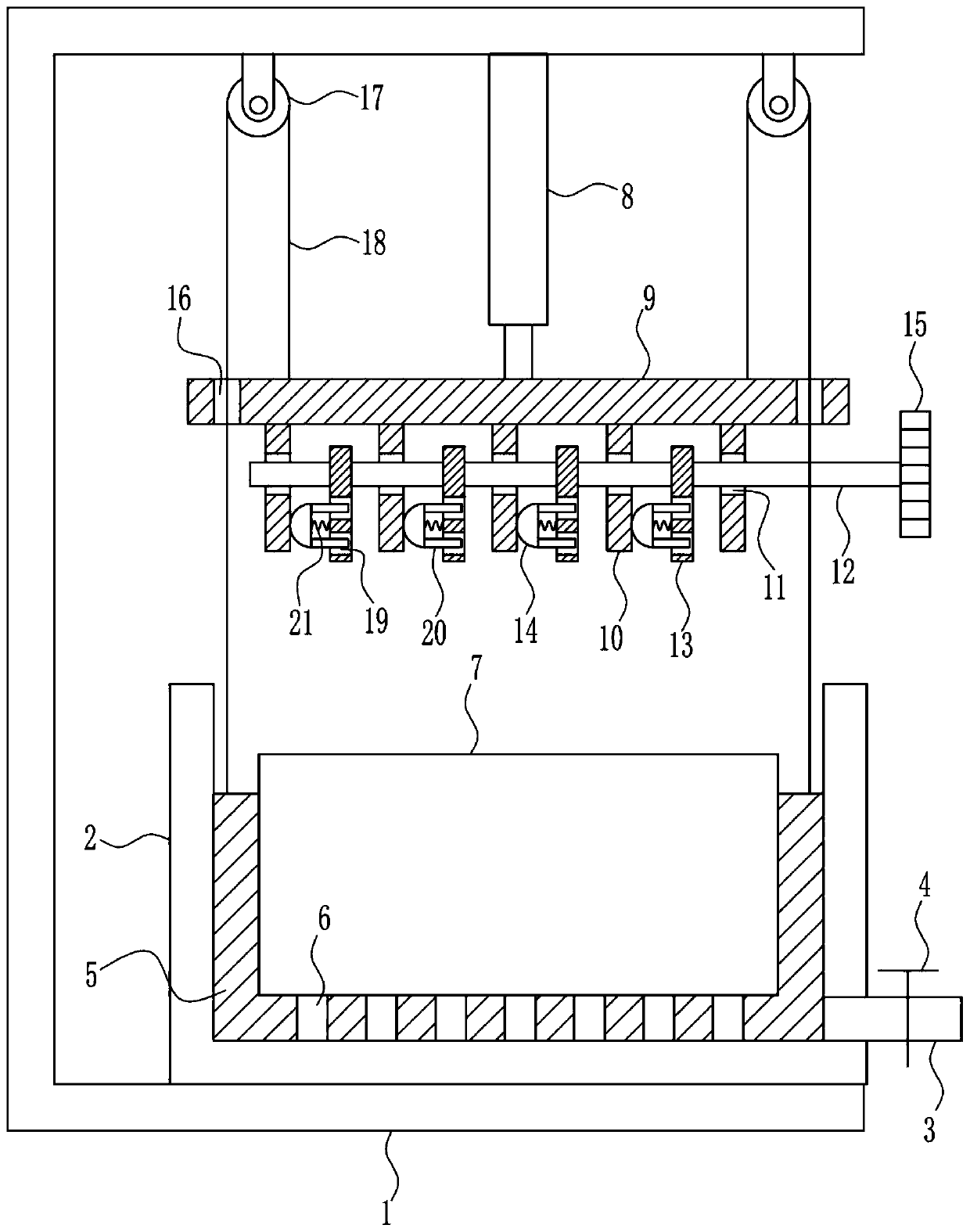 A device for removing anti-rust oil before using a tool