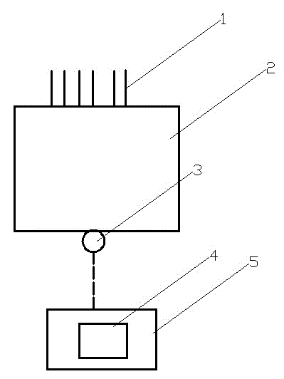 Oral cavity temperature measuring instrument