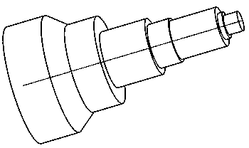 Mechanical production process for series large high-velocity roller