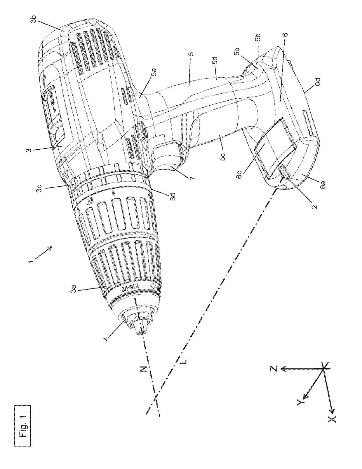 Projected scale for depth measurement