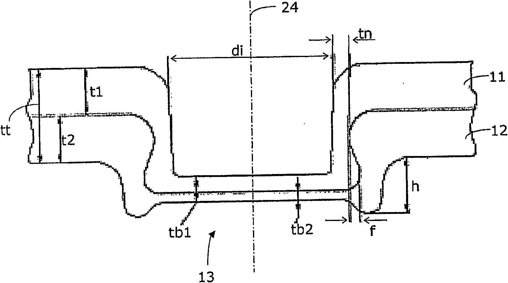 Method and tool for clinching thick sheet metal, and use of the tool