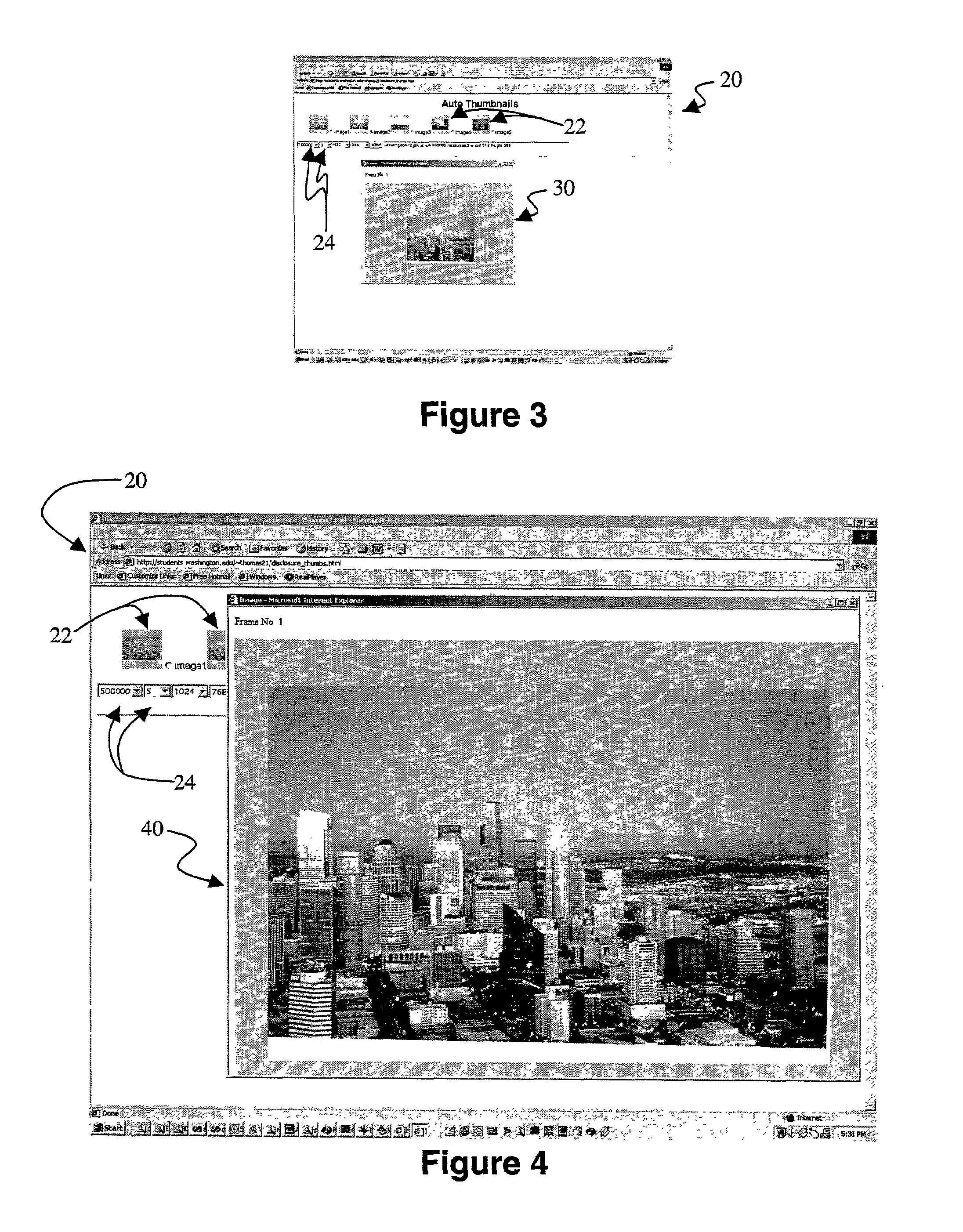 Methods and systems for scalable streaming of images with client-side control