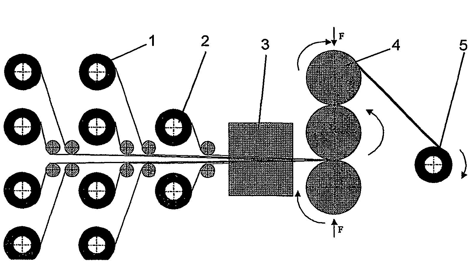 Flat packing and method for the production thereof