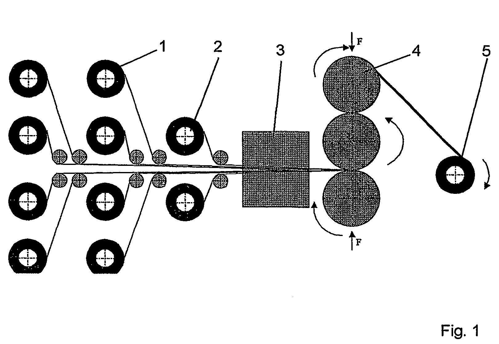 Flat packing and method for the production thereof