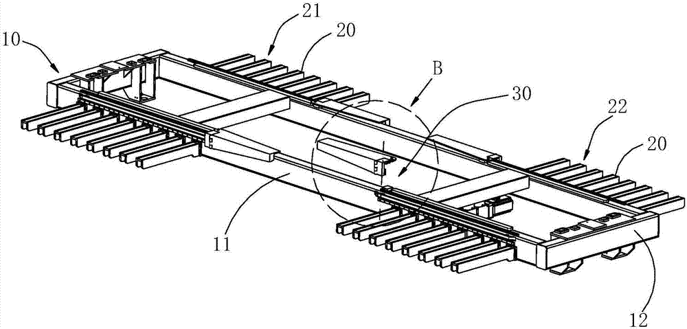 Upper vehicle frame structures and panned gear AGV with same